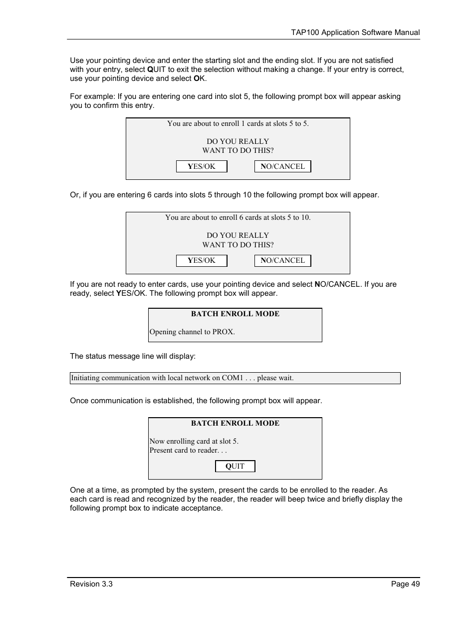 Keri Systems TAP100 User Manual | Page 49 / 84