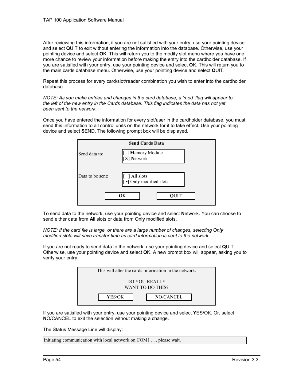 Keri Systems TAP100 User Manual | Page 54 / 84