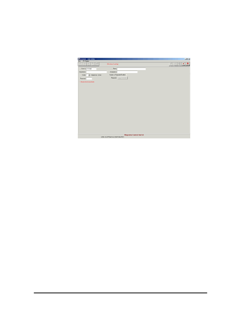 C. create new application’s user, D. create device table, Reate | Pplication, D. c, Evice, Able | Keri Systems BioPointe User Manual | Page 18 / 86