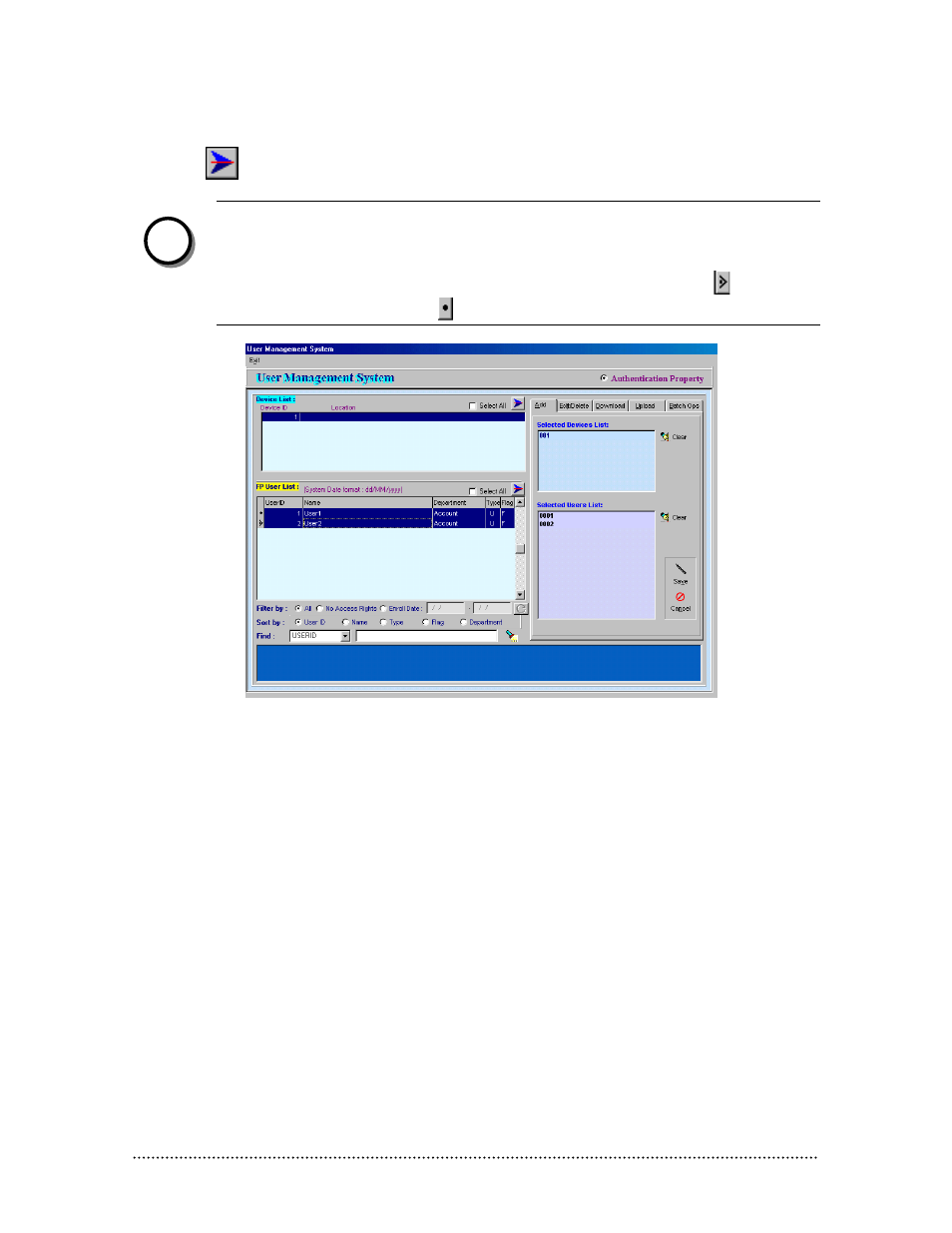 G. transfer user records to a biopointe device, G. t, Ransfer | Ecords to a, Ointe, Evice | Keri Systems BioPointe User Manual | Page 25 / 86