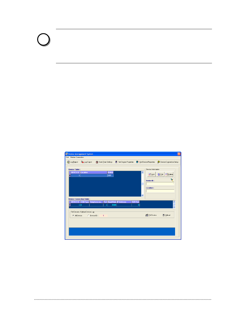 Device management system, Device date/time setting, Evice | Anagement, Ystem | Keri Systems BioPointe User Manual | Page 30 / 86