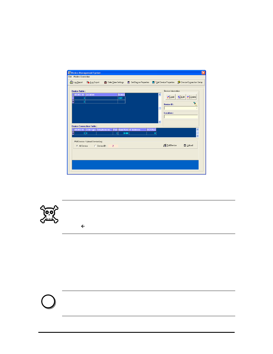 Upload event log records, Export uploaded event log records | Keri Systems BioPointe User Manual | Page 37 / 86