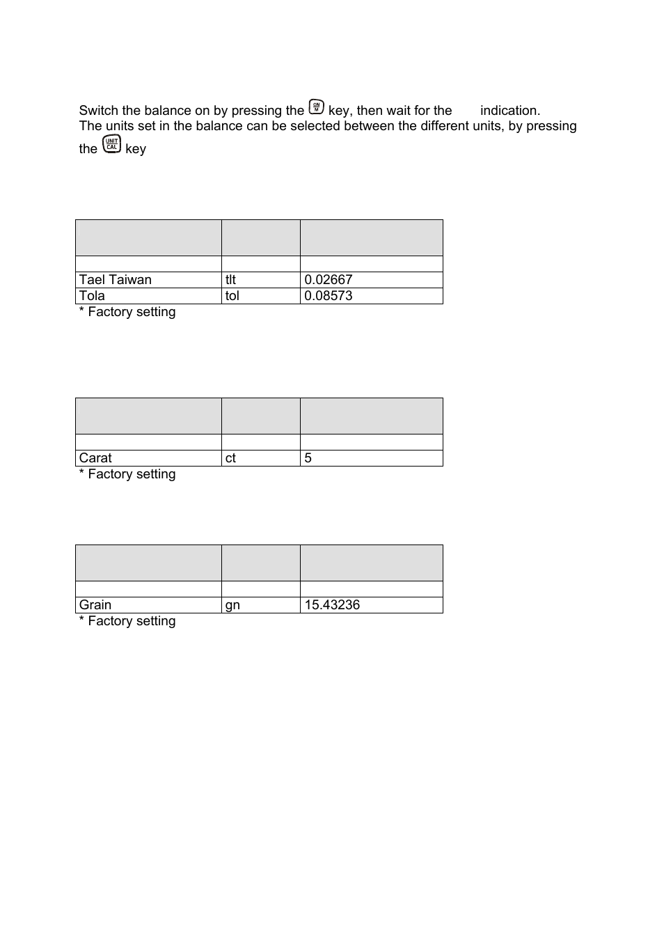 5 unit change | KERN & SOHN CM 50-C2N User Manual | Page 11 / 14