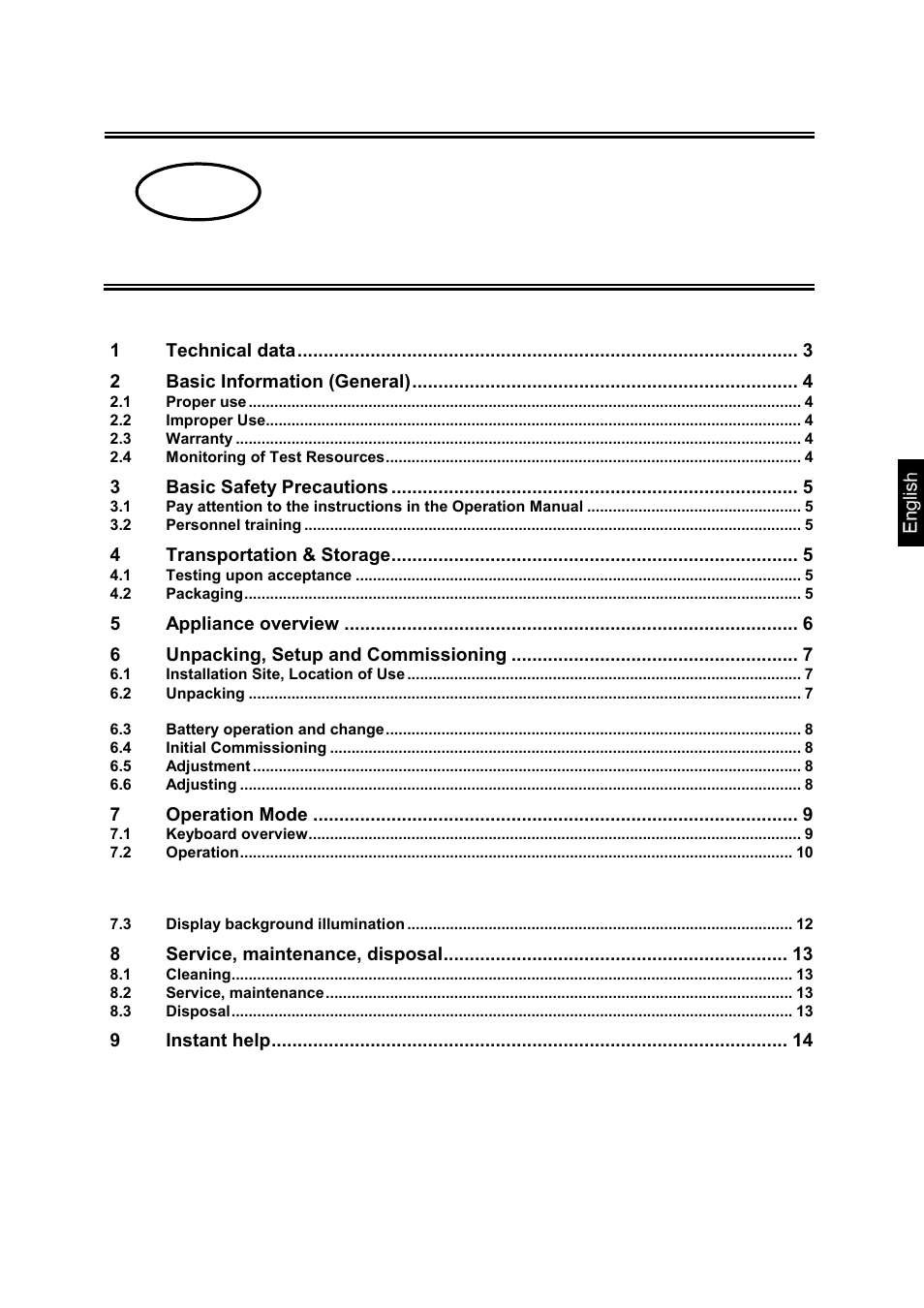 KERN & SOHN TAB 20-3 User Manual | Page 2 / 14