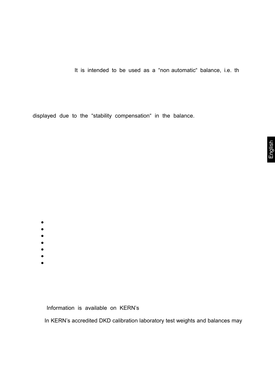 KERN & SOHN TAB 20-3 User Manual | Page 4 / 14