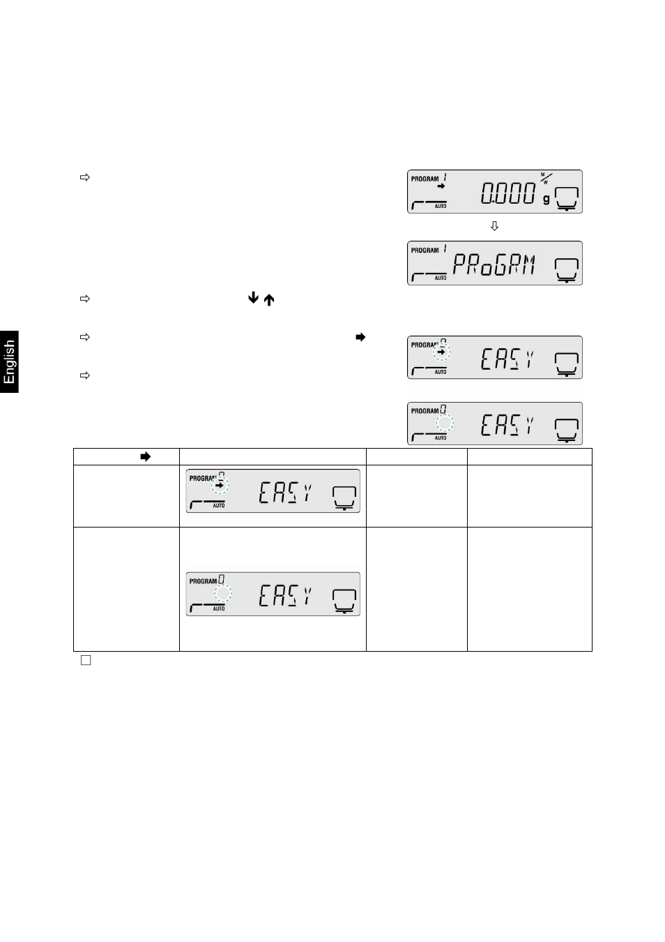 3 start criterion | KERN & SOHN DBS 60-3 User Manual | Page 56 / 91