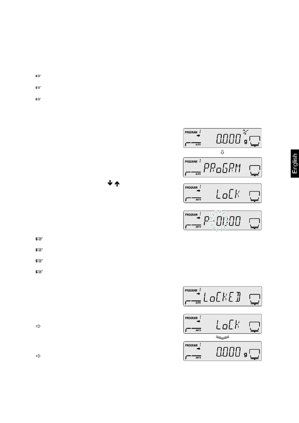 3 menu lock | KERN & SOHN DBS 60-3 User Manual | Page 59 / 91