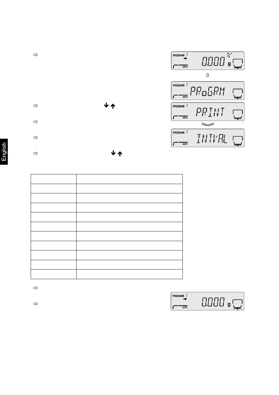 3 output interval | KERN & SOHN DBS 60-3 User Manual | Page 68 / 91