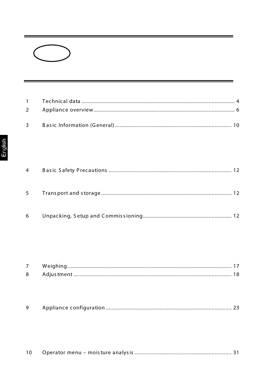 KERN & SOHN DLB 160-3A User Manual | Page 2 / 59