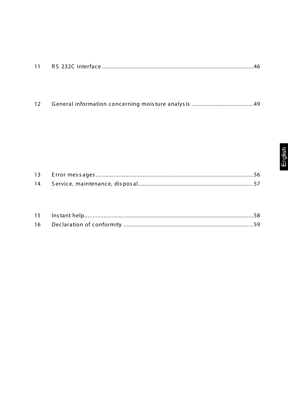 KERN & SOHN DLB 160-3A User Manual | Page 3 / 59