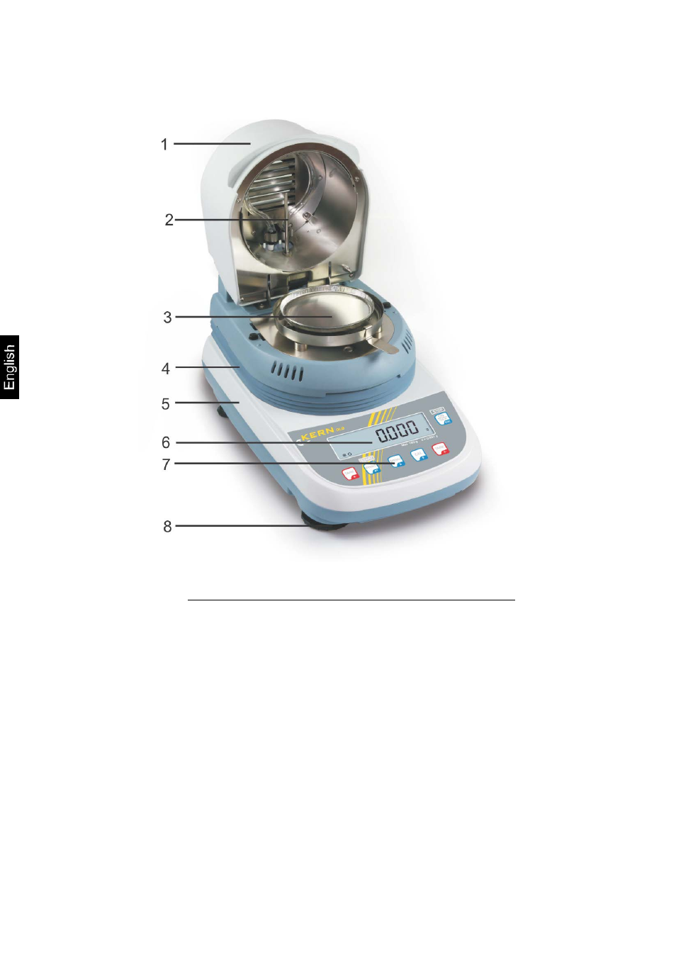 2 appliance overview | KERN & SOHN DLB 160-3A User Manual | Page 6 / 59