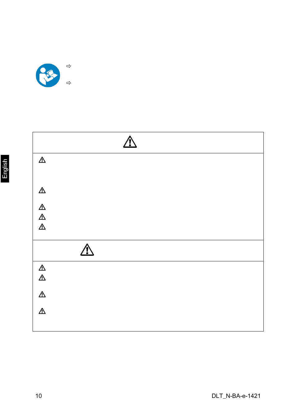 4 basic safety precautions, 2 personnel training, 3 danger information | Warning, Hazards during and after measuring | KERN & SOHN DLT 100-3N User Manual | Page 10 / 77