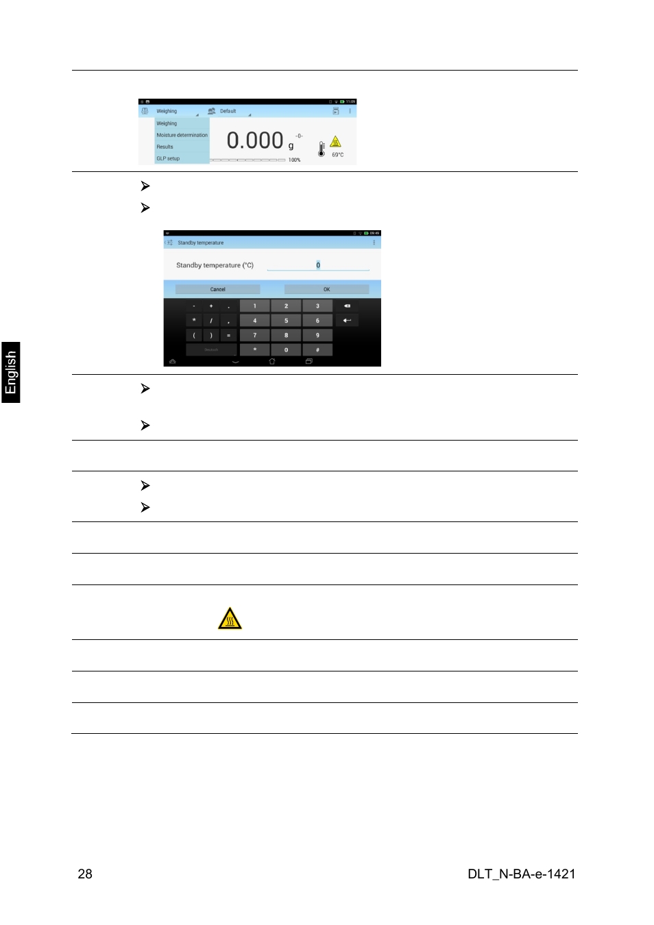 KERN & SOHN DLT 100-3N User Manual | Page 28 / 77