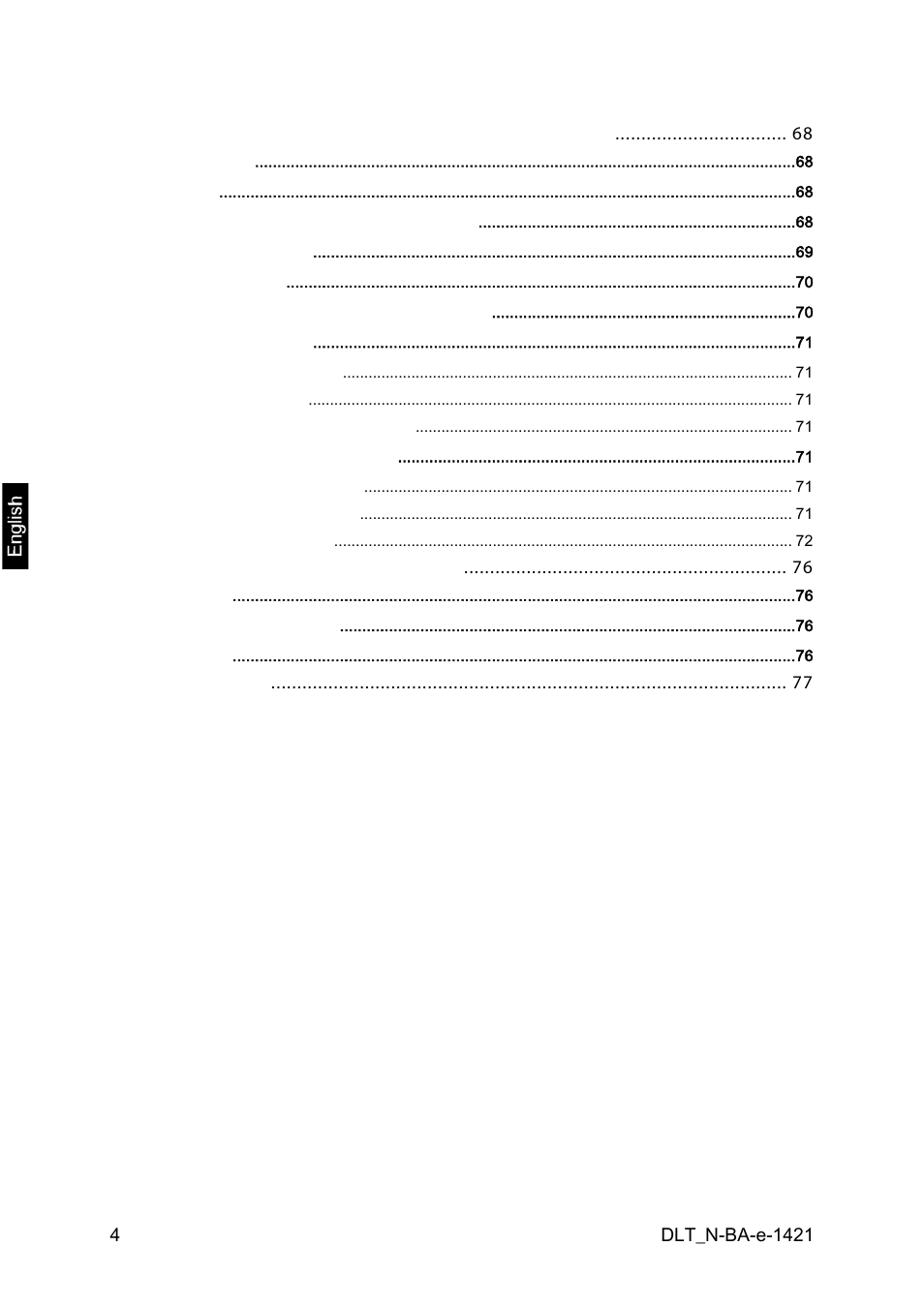 KERN & SOHN DLT 100-3N User Manual | Page 4 / 77