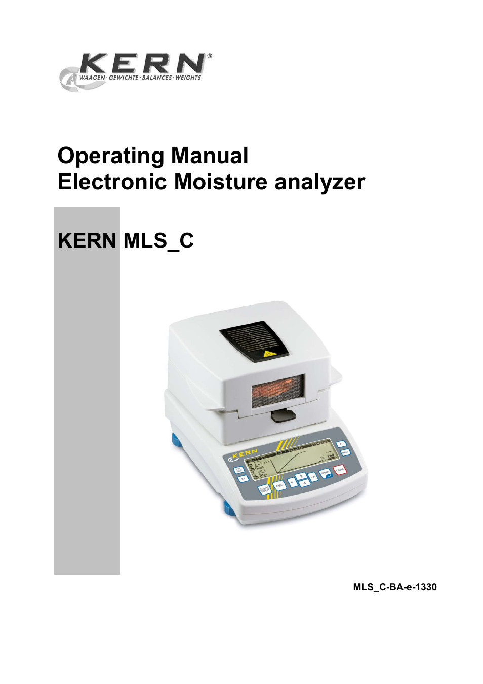 KERN & SOHN MLS 50-3C User Manual | 83 pages