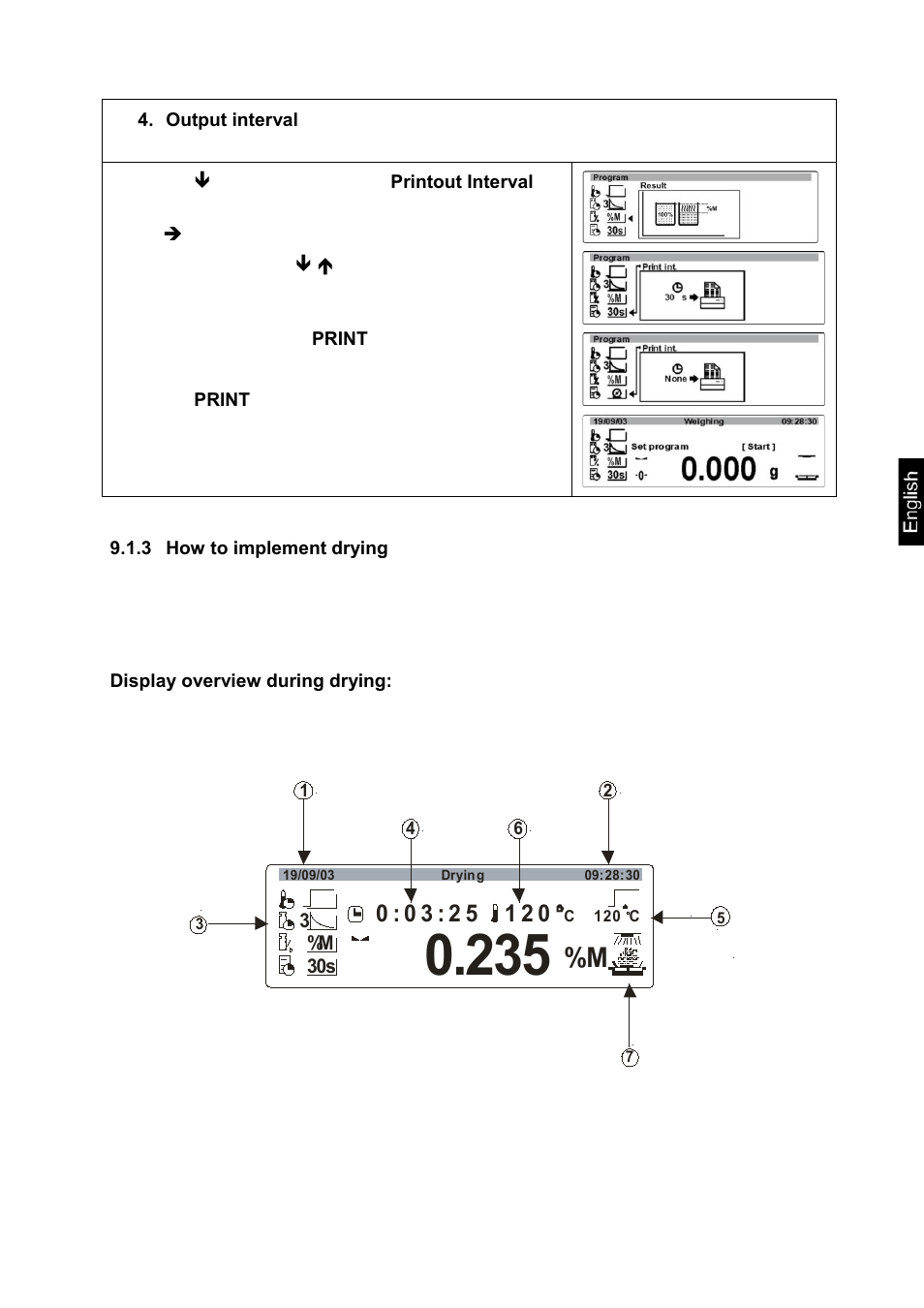3 how to implement drying | KERN & SOHN MLS 50-3C User Manual | Page 53 / 83