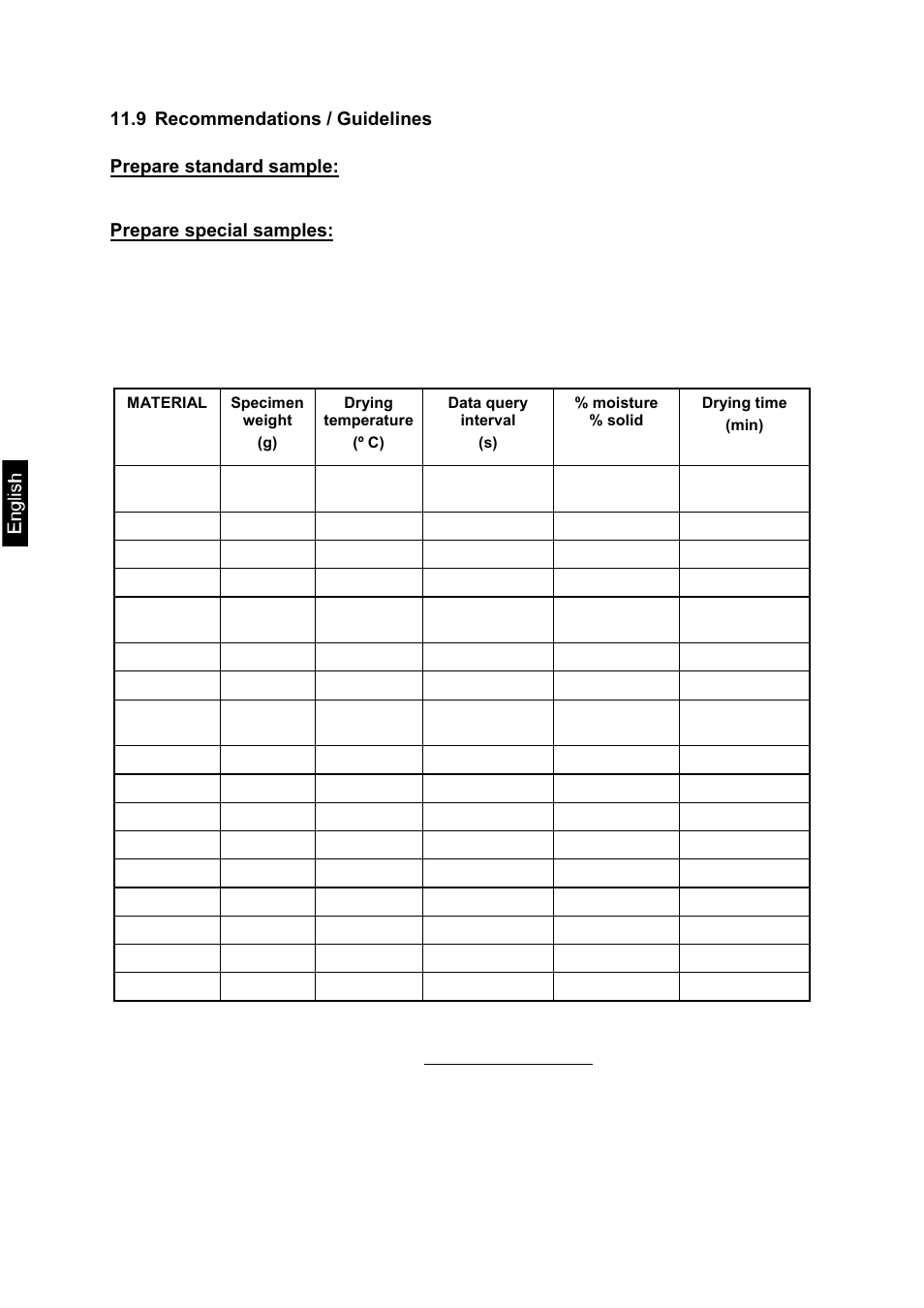 9 recommendations / guidelines | KERN & SOHN MLS 50-3C User Manual | Page 76 / 83