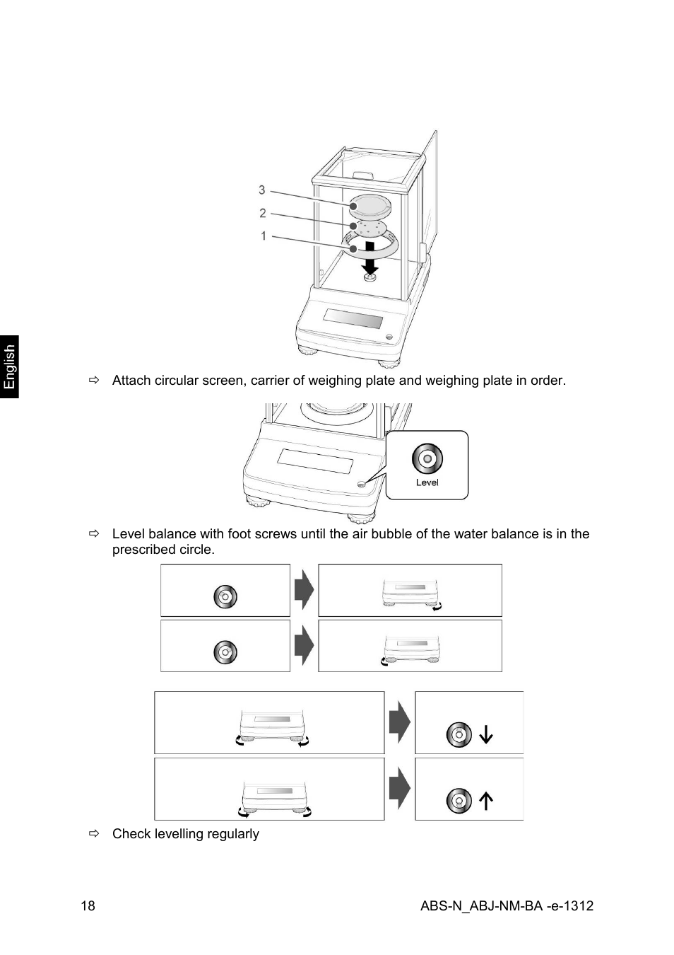 2 placing | KERN & SOHN ABJ 320-4NM User Manual | Page 18 / 96