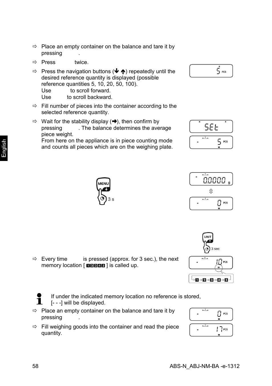 KERN & SOHN ABJ 320-4NM User Manual | Page 58 / 96