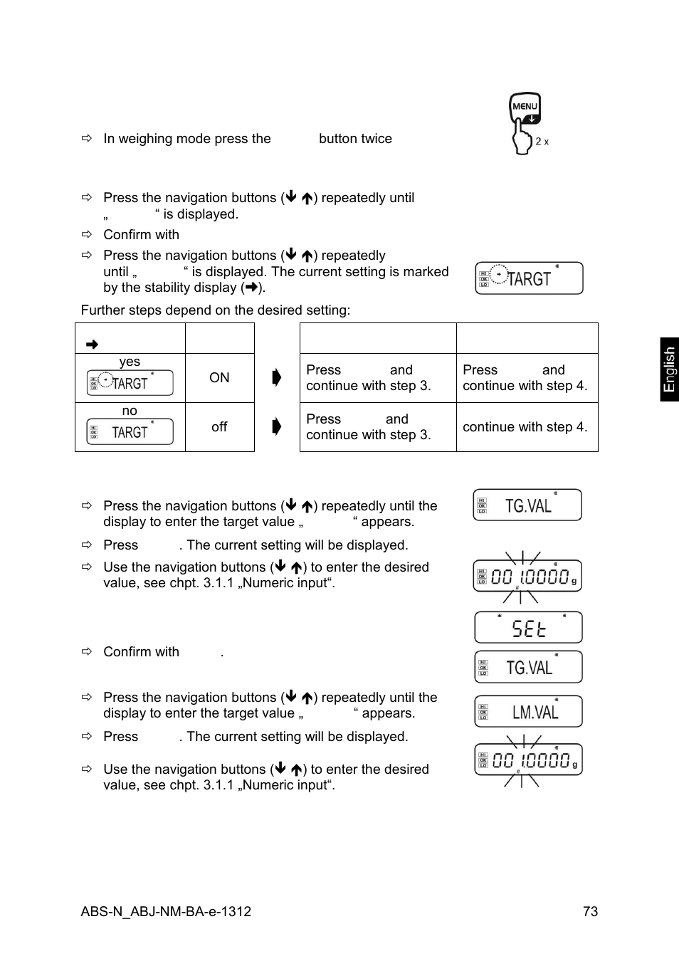 KERN & SOHN ABJ 320-4NM User Manual | Page 73 / 96