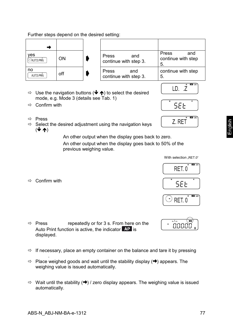 KERN & SOHN ABJ 320-4NM User Manual | Page 77 / 96