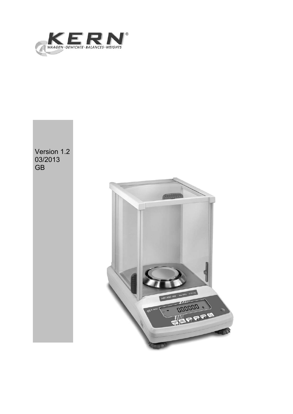 KERN & SOHN ABT 220-5DM User Manual | 72 pages