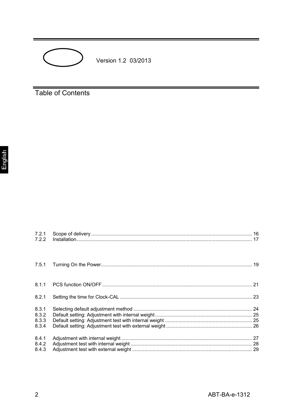 KERN & SOHN ABT 220-5DM User Manual | Page 2 / 72