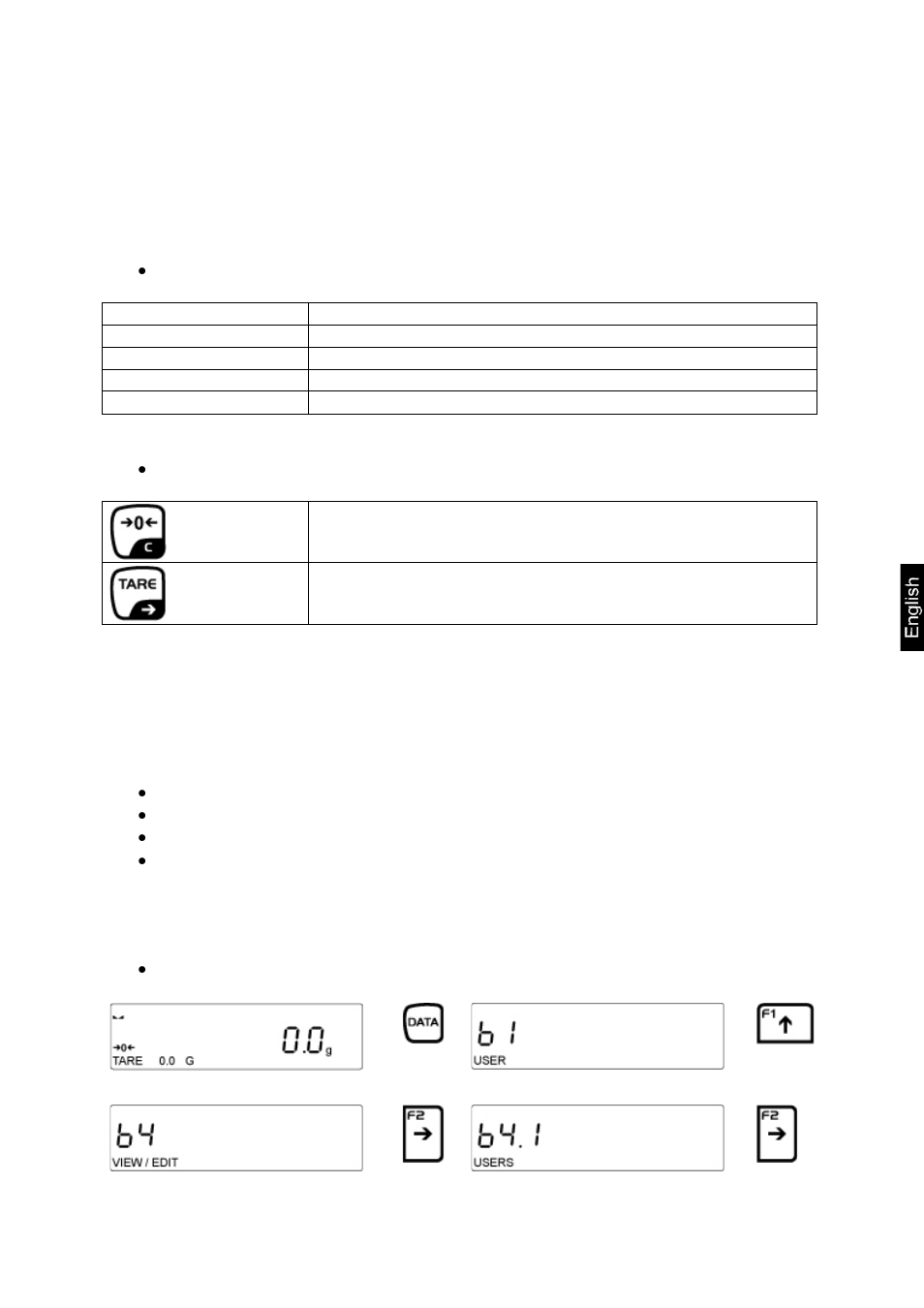 18 data bases, 1 data base user | KERN & SOHN AEJ 200-4CM User Manual | Page 101 / 119