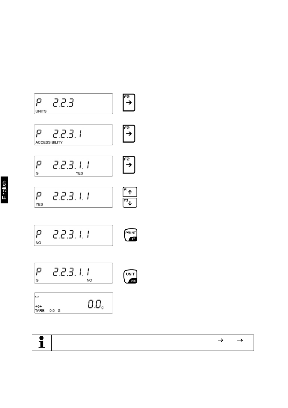 7 setting weighing units, 1 how to enable weighing units | KERN & SOHN AEJ 200-4CM User Manual | Page 54 / 119