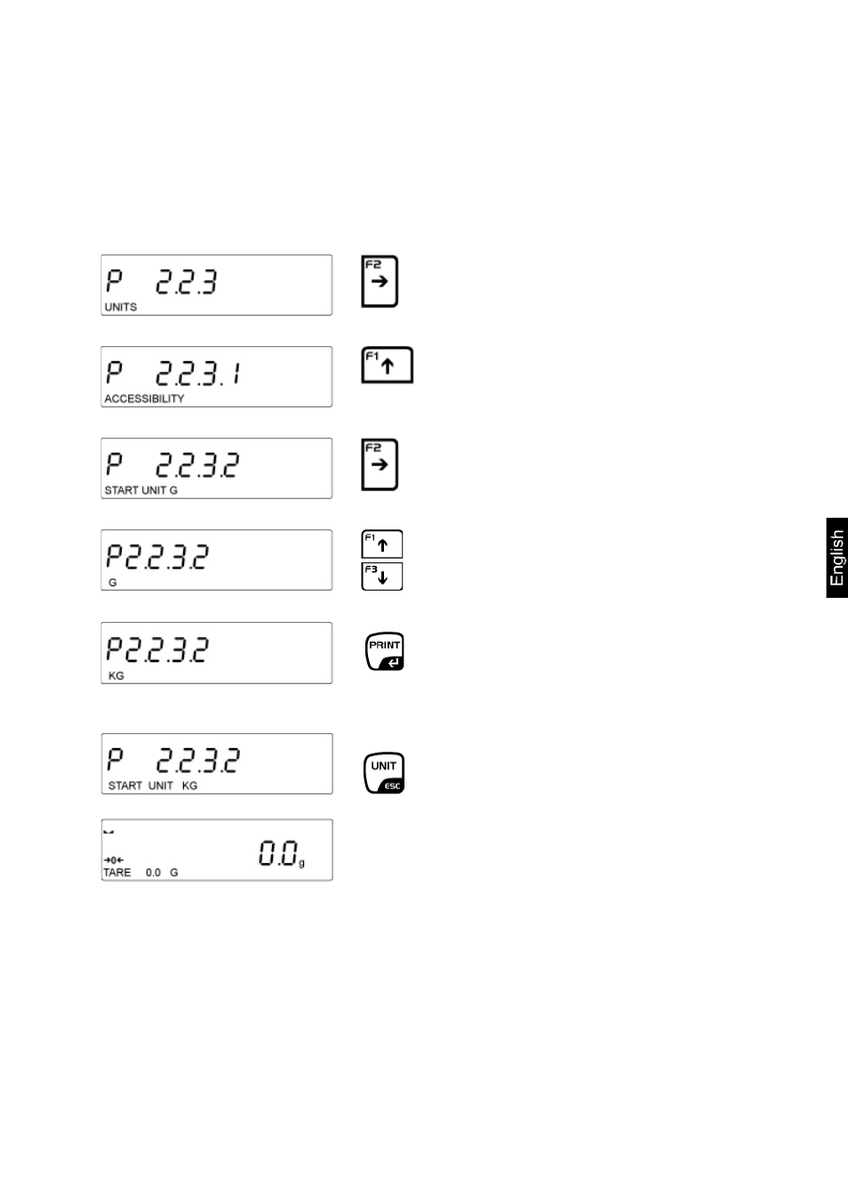 2 how to set a standard weight unit | KERN & SOHN AEJ 200-4CM User Manual | Page 55 / 119