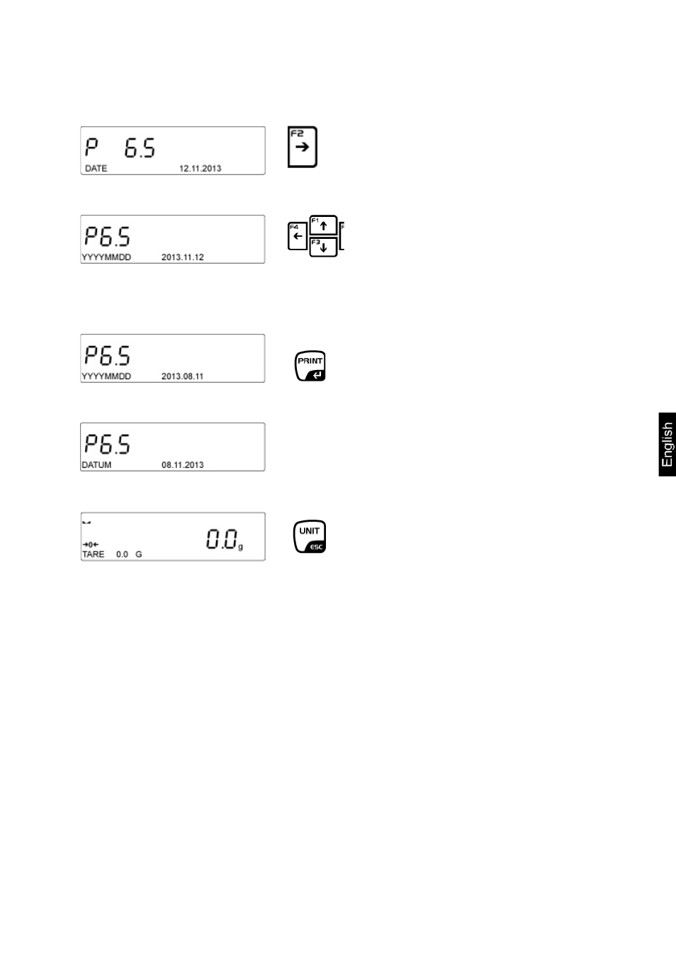 5 date | KERN & SOHN AEJ 200-4CM User Manual | Page 85 / 119