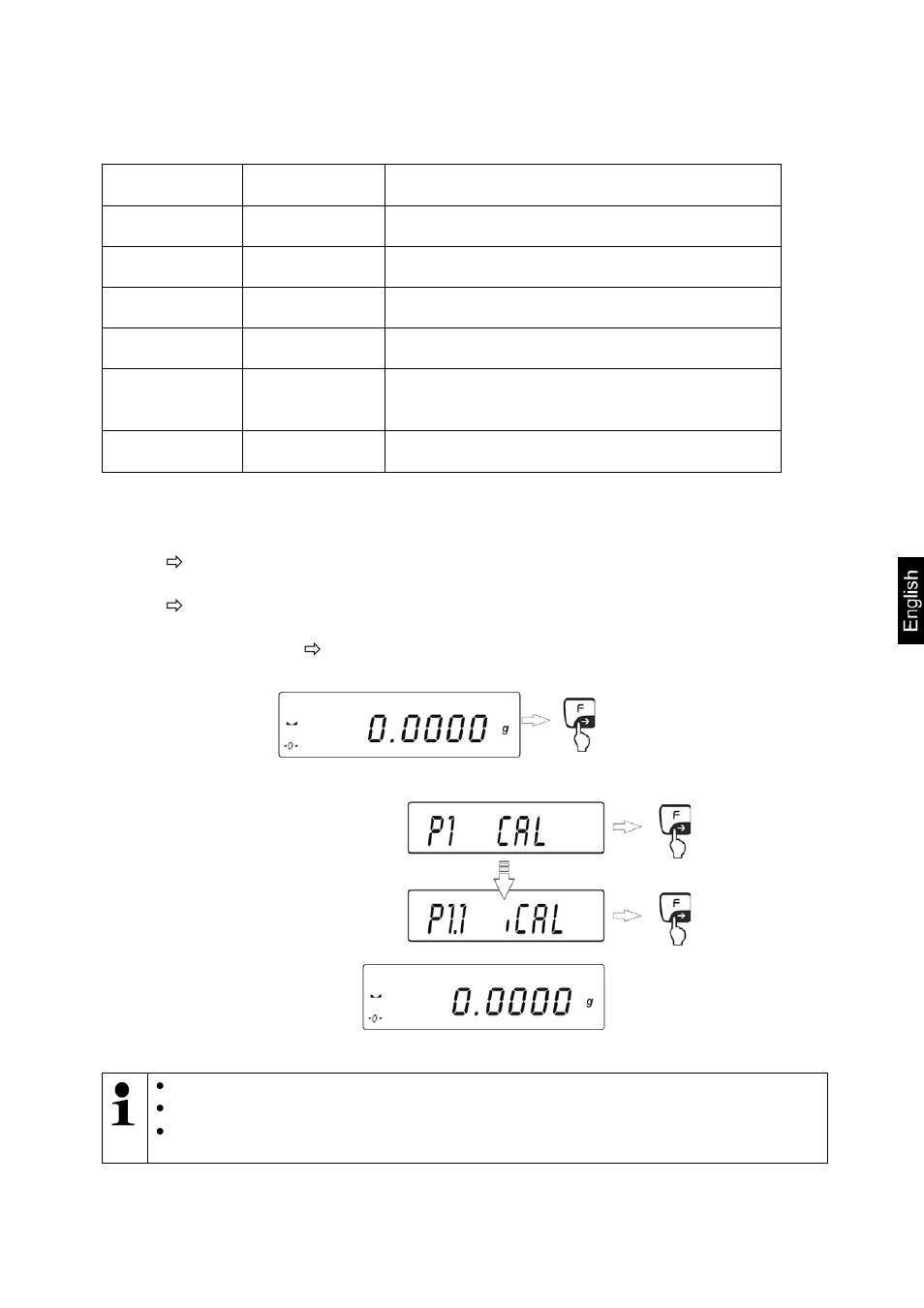 2 menu settings, 1 p1.1 ical | KERN & SOHN AEJ 100-4NM User Manual | Page 21 / 85