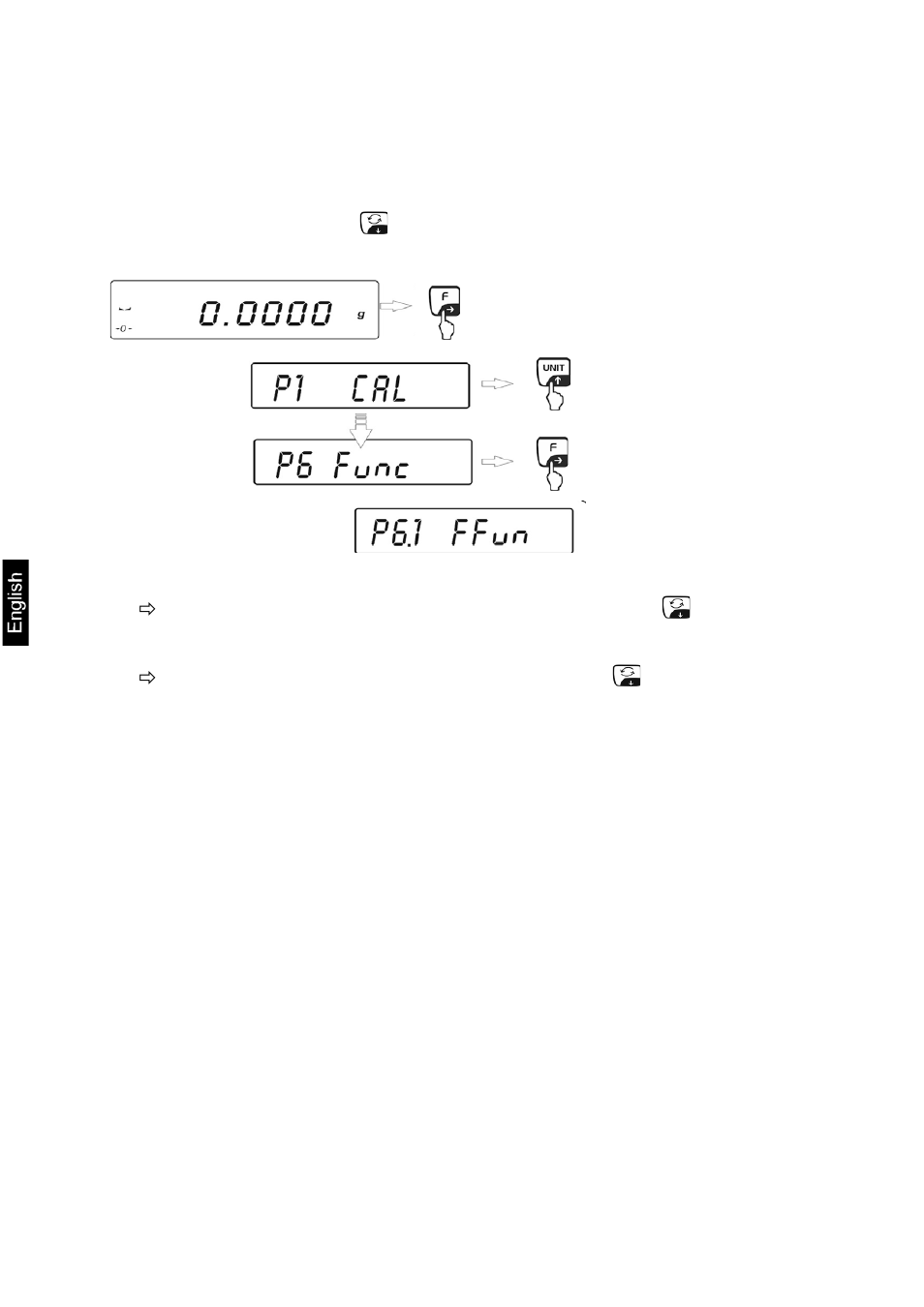 7 selecting the operating mode | KERN & SOHN AEJ 100-4NM User Manual | Page 38 / 85