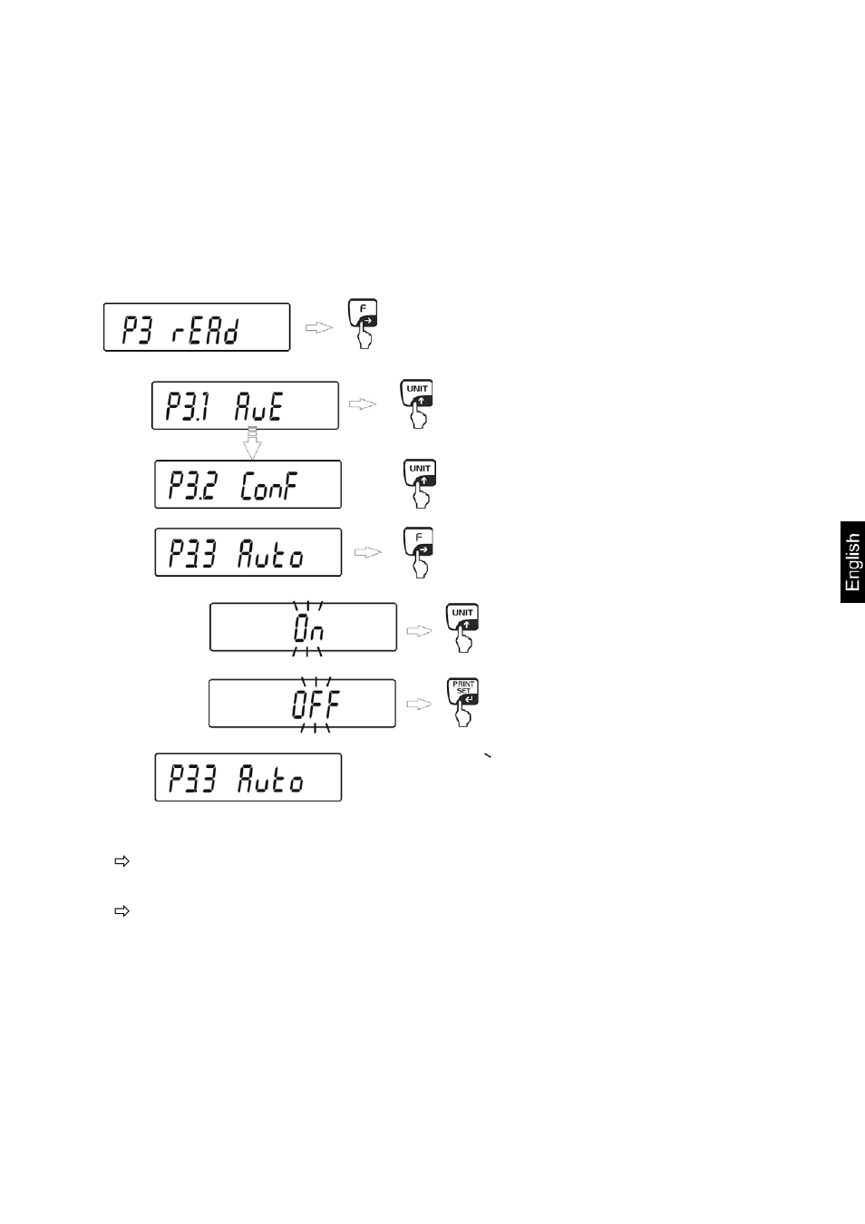 3 auto zero | KERN & SOHN AEJ 100-4NM User Manual | Page 43 / 85