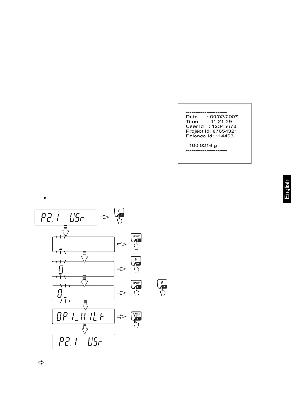 12 glp/iso log “p2 glp | KERN & SOHN AEJ 100-4NM User Manual | Page 49 / 85