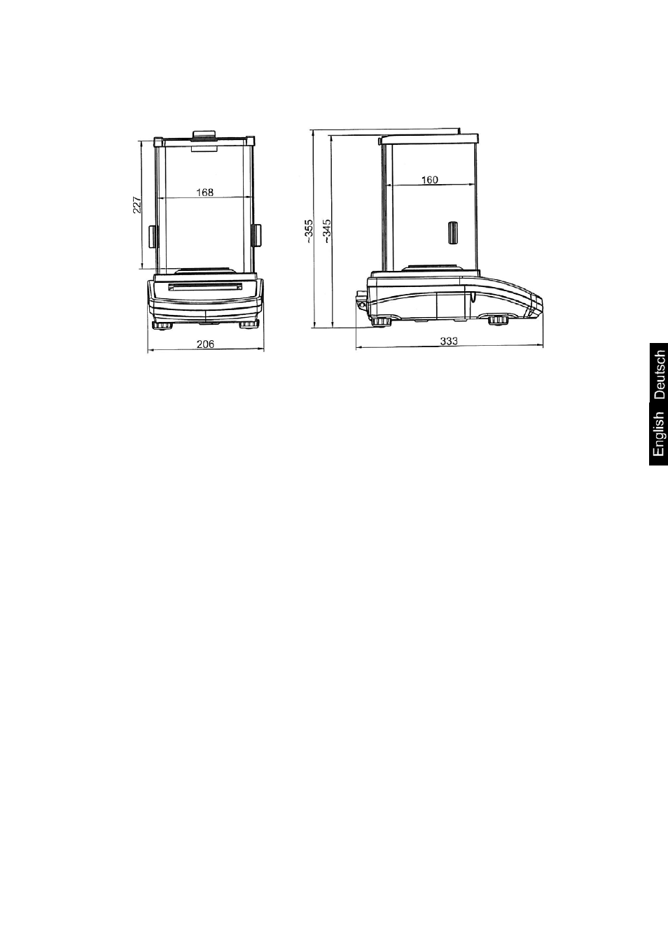 1 /dimensions | KERN & SOHN AEJ 100-4NM User Manual | Page 7 / 85