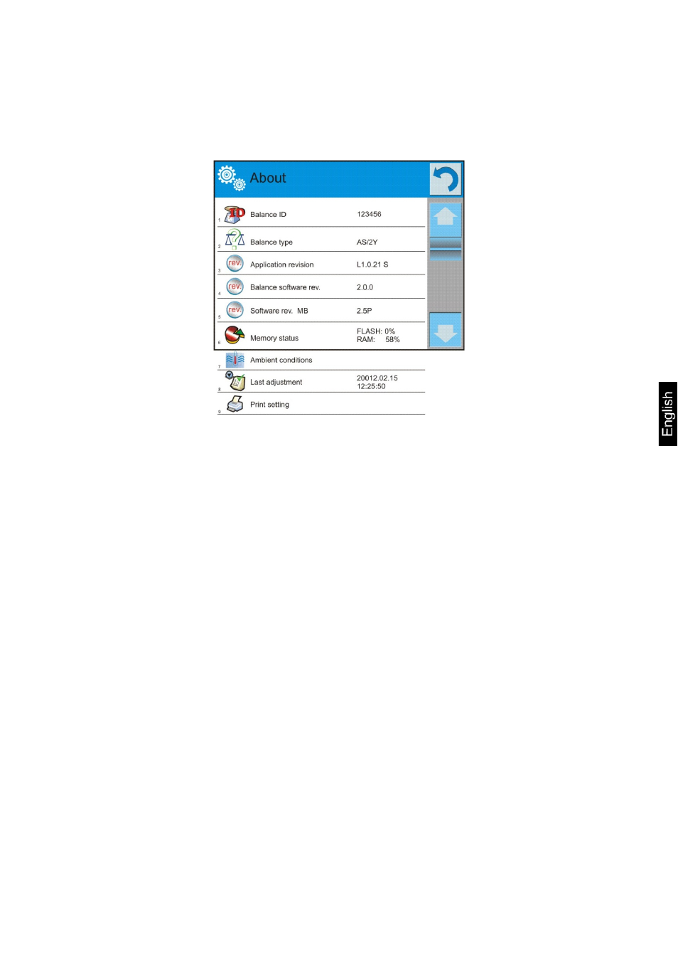 System information, Communication protocol | KERN & SOHN AET 200-4NM User Manual | Page 161 / 189