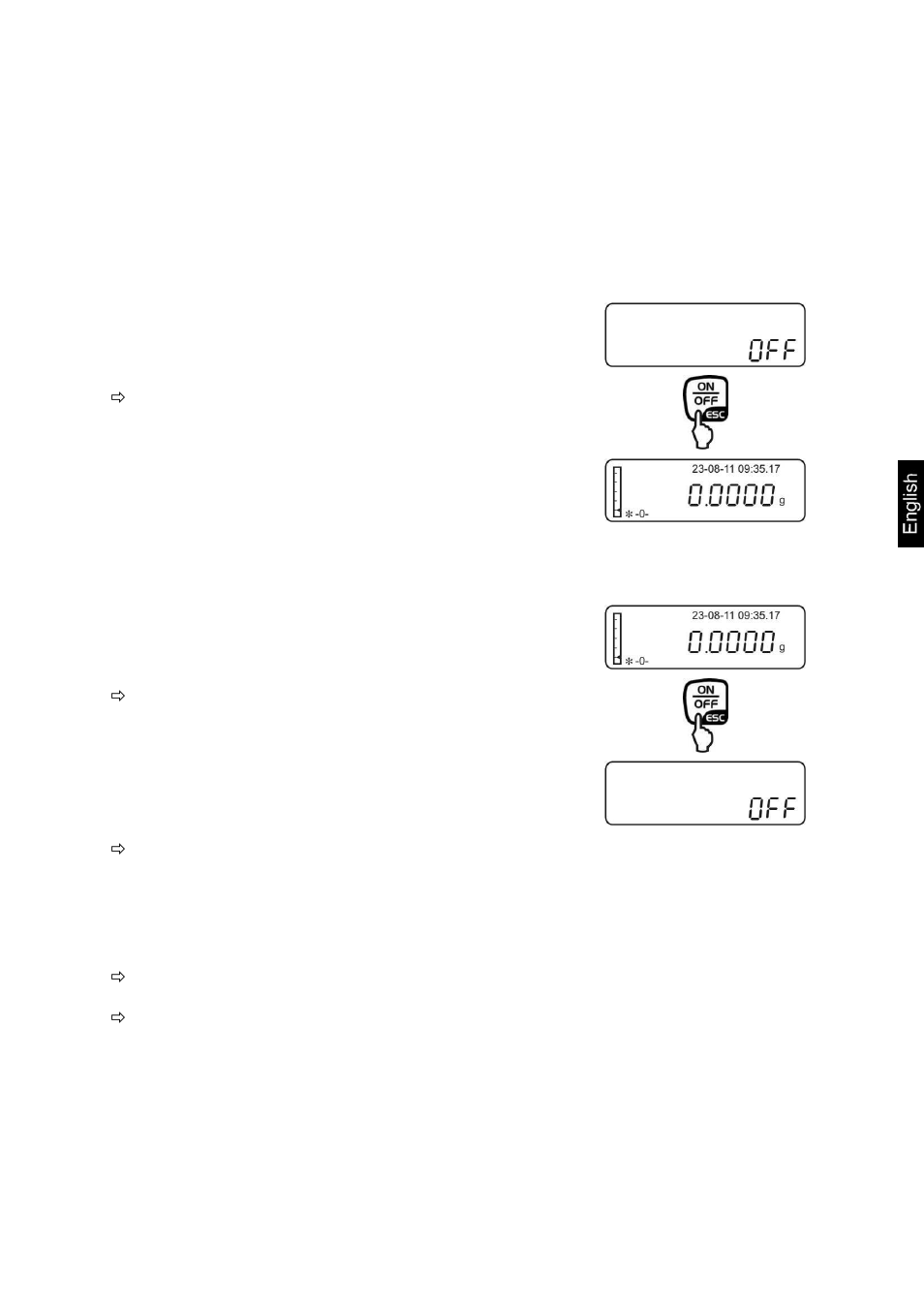P. 10.3, P. 10.2, 10 basic operation | KERN & SOHN ALT 250-4B User Manual | Page 31 / 94