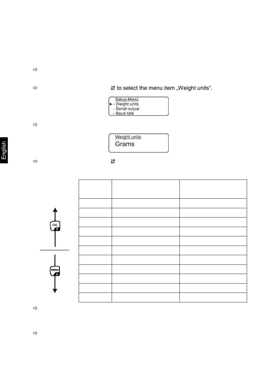 P. 11.1, P. 11.1), P. 11.2) | 1 weighing units | KERN & SOHN ALT 250-4B User Manual | Page 40 / 94