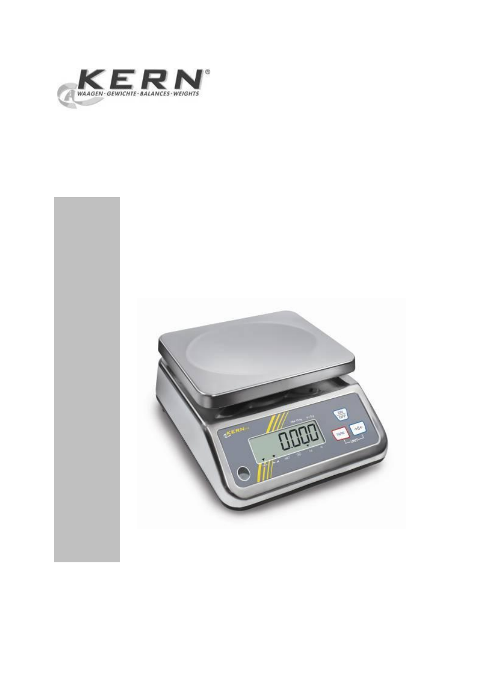 KERN & SOHN FFN 25K10IPM User Manual | 32 pages