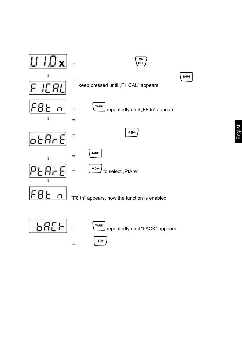 Setting the multi-tare function | KERN & SOHN FFN 25K10IPM User Manual | Page 28 / 32