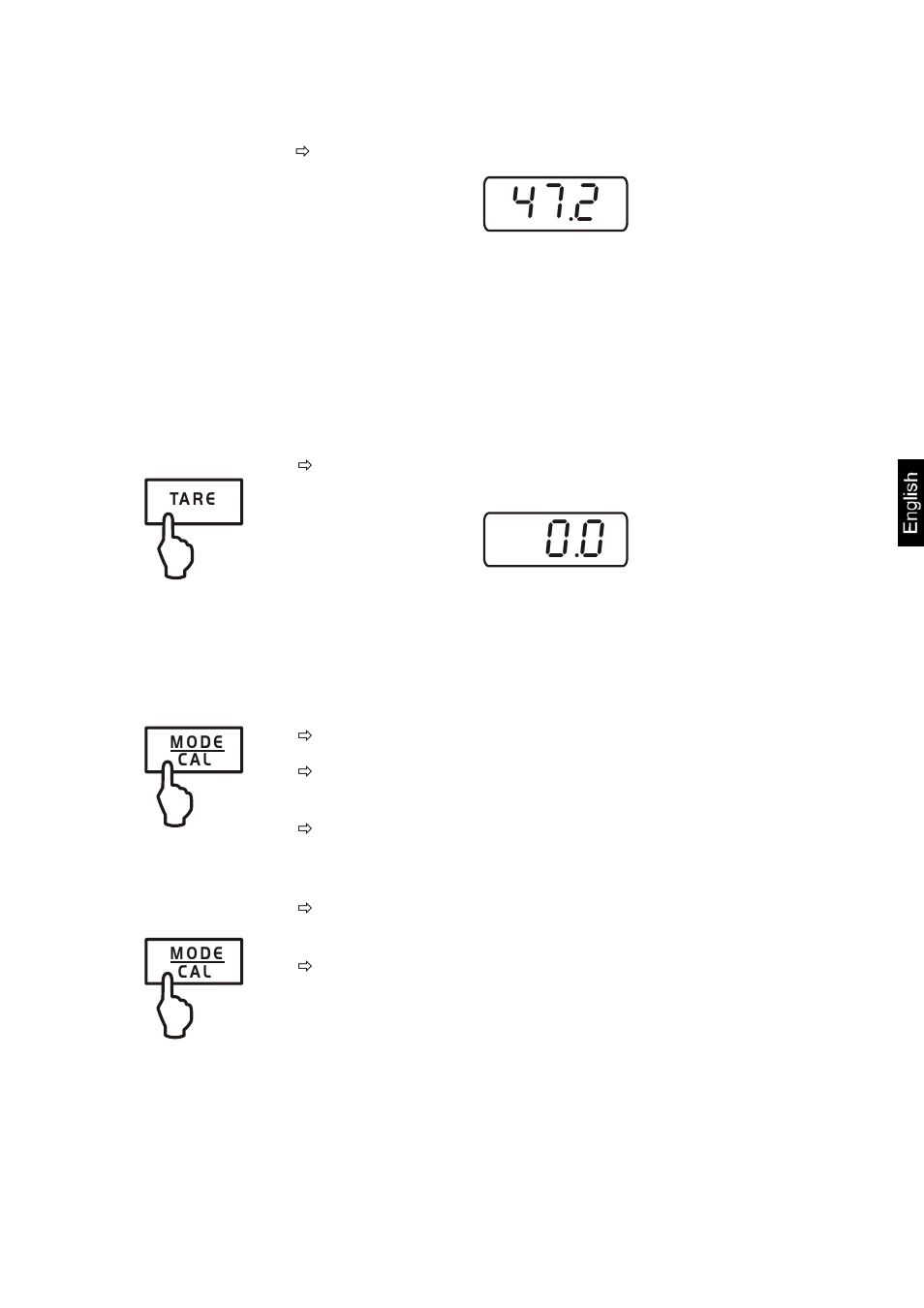Pre-tare-function | KERN & SOHN FKB 65K1A User Manual | Page 17 / 39