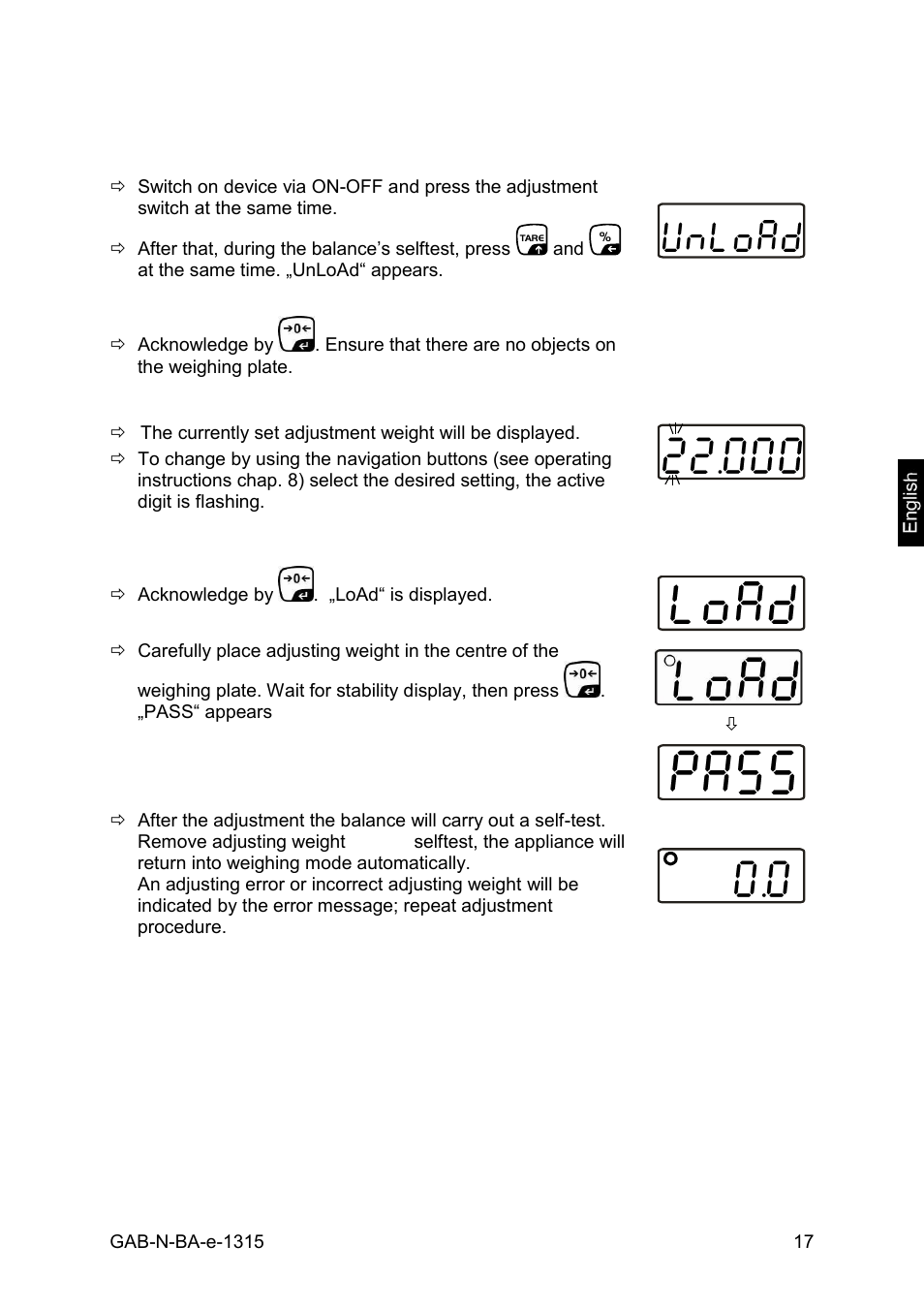 Verified models | KERN & SOHN GAB 30K5DNM User Manual | Page 17 / 41