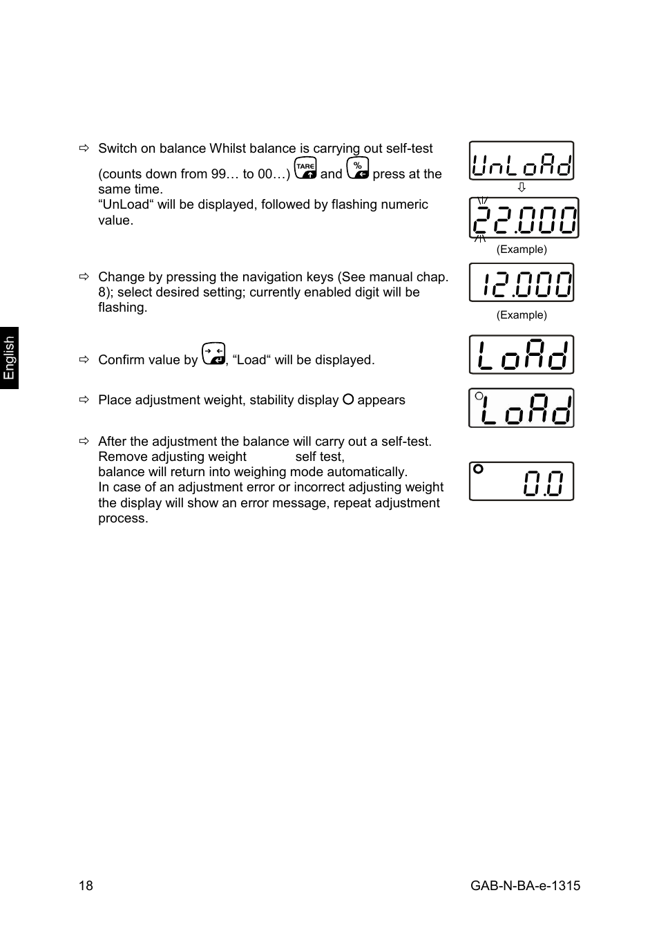Non-verifiable models | KERN & SOHN GAB 30K5DNM User Manual | Page 18 / 41