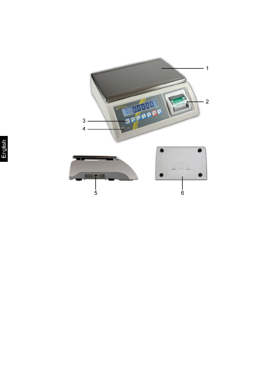 2 appliance overview | KERN & SOHN GAB 30K-3PM User Manual | Page 6 / 39