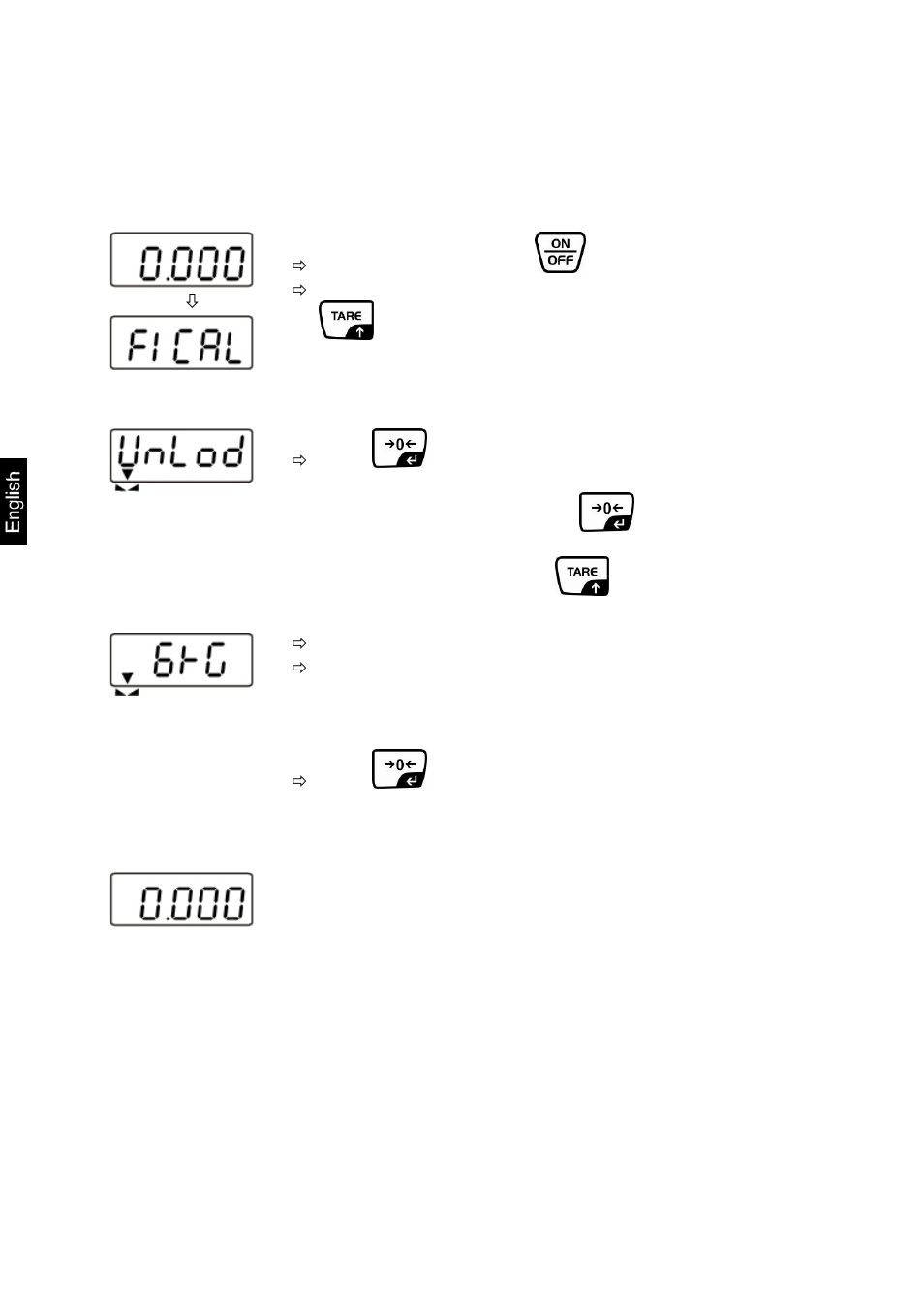 1 adjustment non verifiable models, Adjustment non verifiable models | KERN & SOHN WTB 30K-2NM User Manual | Page 21 / 35