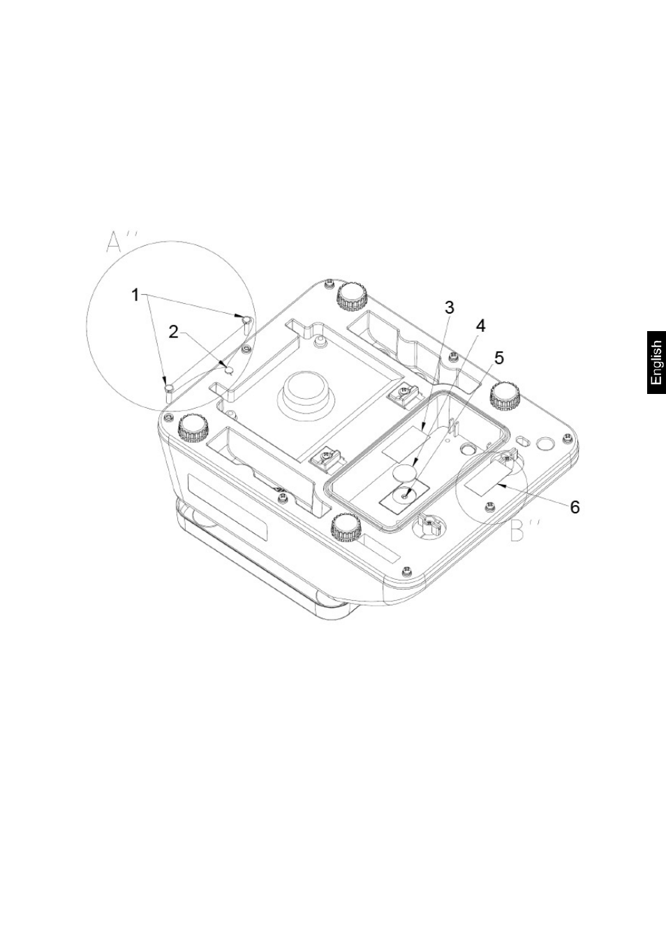 1 adjustment switch and seals, Adjustment switch and seals | KERN & SOHN WTB 30K-2NM User Manual | Page 24 / 35
