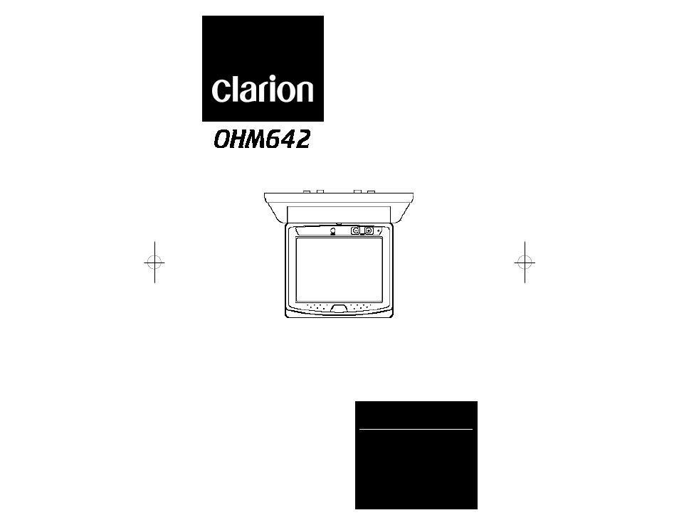 Clarion OHM642 User Manual | 8 pages