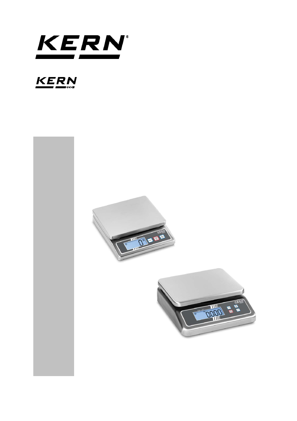 KERN & SOHN FOB 30K-3NL User Manual | 27 pages