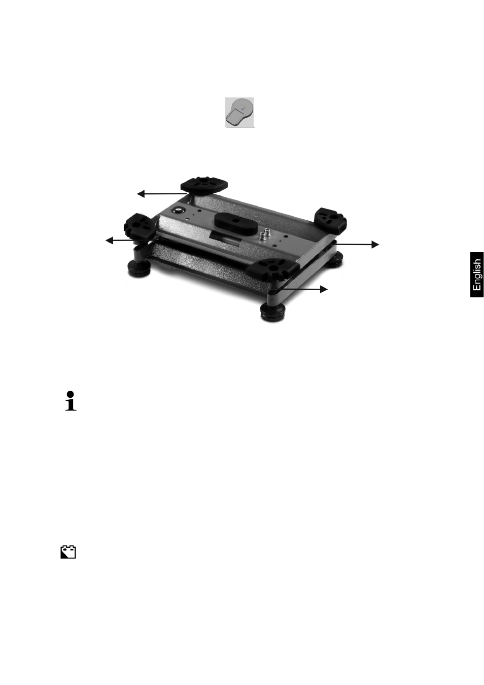 4 transport securing, 5 placing, 6 mains connection | 7 rechargeable battery operation (factory option) | KERN & SOHN KXS-TM User Manual | Page 15 / 109